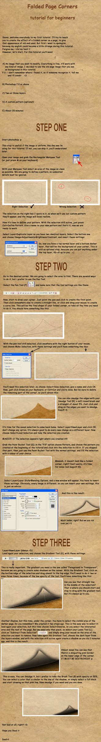 Simple Folded Corners Tutorial 的图像结果