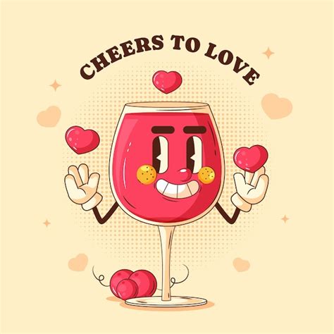 Cartoon Weinglas Bilder - Kostenloser Download auf Freepik