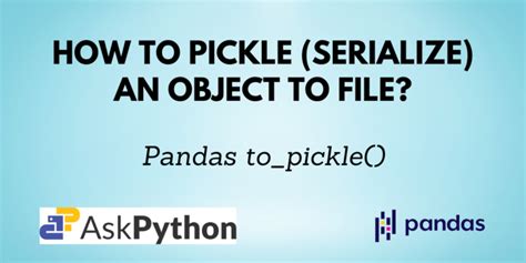 Image result for How to Use Pickle File in Python