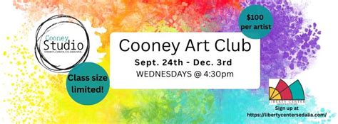 Cooney Art Club, 111 West 5th Street, 65301, Sedalia, 24 September 2025 ...