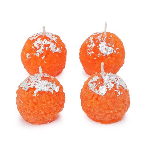 Festive Ladoo Candle Gift Set |Set of 4| – AuraDecor