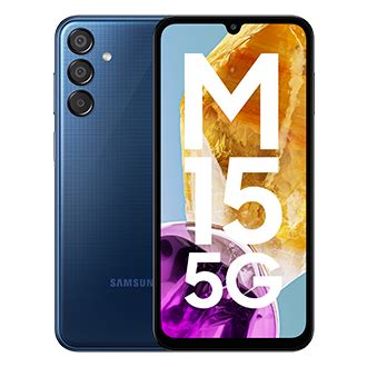 Galaxy M15 5G Prime 8GB/128GB (Dark Blue)-Camera & Specs| Samsung India