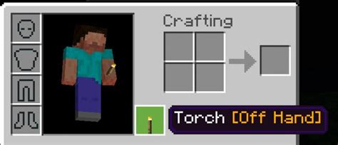 Image result for Offhand Torchlight Minecraft