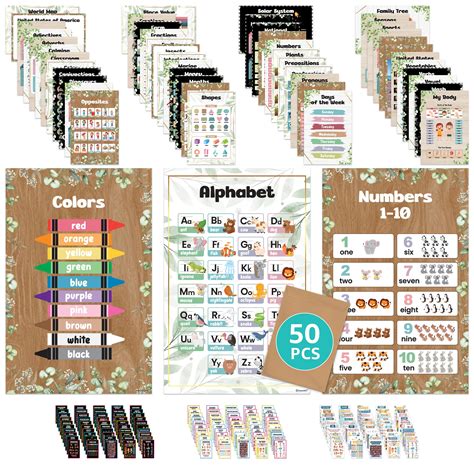 Buy 50 Toddler Learning s - 11x17in Educational s for Toddlers ...