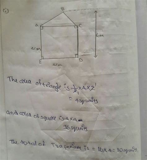 Find the area enclosed by each of the following figures - Brainly.in
