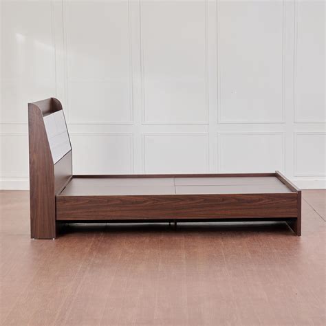 Buy My Bed Tulip Teen Bed with Headboard Storage - Brown from Home ...