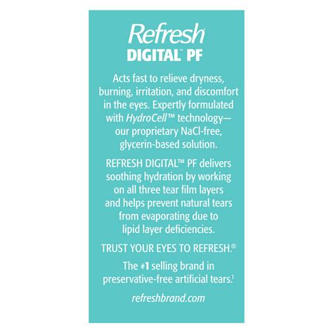 REFRESH DIGITAL® PF Lubricant Eye Drops