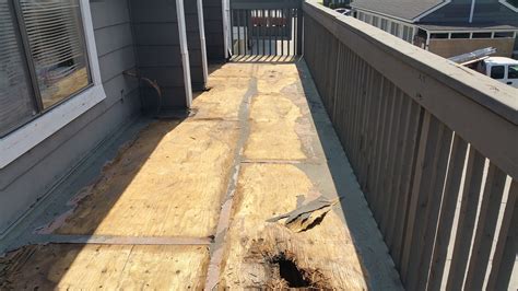 Repairing and Waterproofing a Residential Plywood Deck
