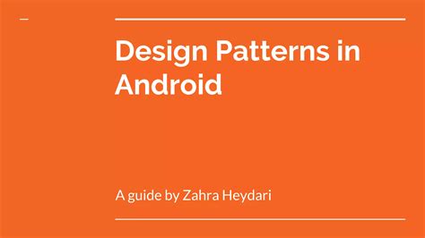 Image result for Android Java Activity Design Pattern