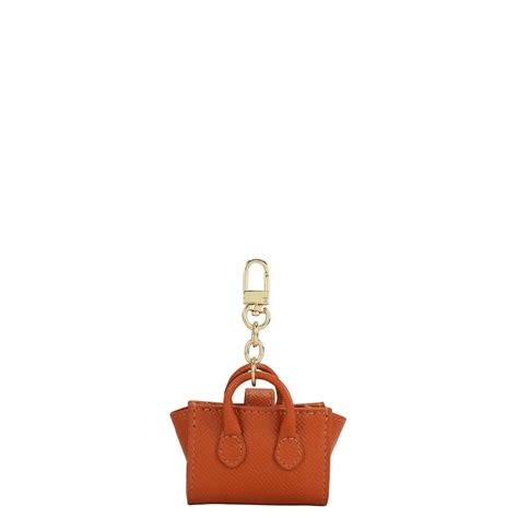 Franzy Plain Leather Earpod Case - Rust Orange – Da Milano
