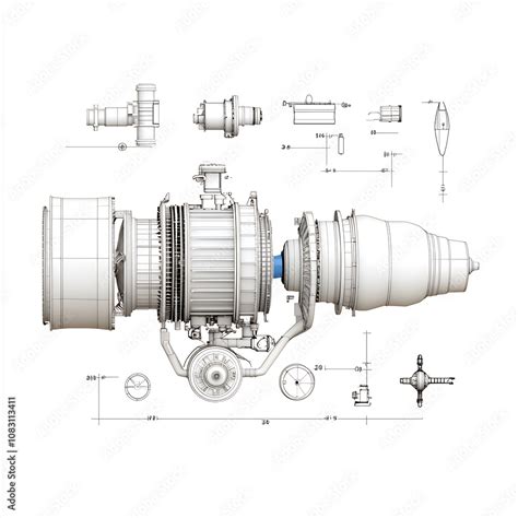 Image result for Radial Engine Exploded View Drawing