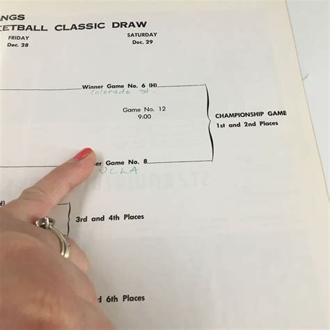 December 26 1962 NCAA Utah State vs UCLA Basketball Classic Official ...