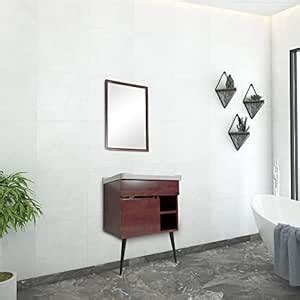 REDBAY Dario 24 Inch Wall Mount Bathroom Vanity Washbasin Cabinet in ...