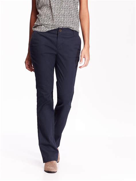 Mid-Rise Boot-Cut Khaki Pant for Women | Old Navy | Khaki pants women ...