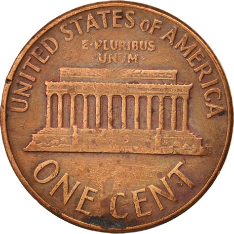 One Cent 1965 Lincoln Memorial, Coin from United States - Online Coin Club