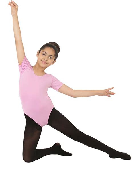 Buy Girls Short Sleeve Ballet Leotard in India – The Dance Bible
