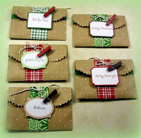 diy christmas gift card holders