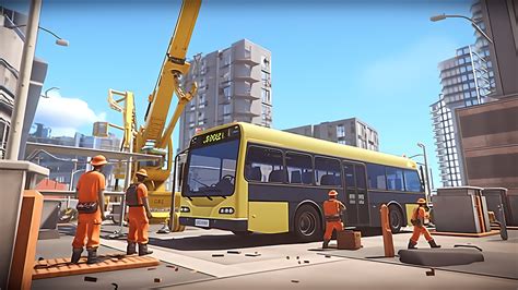 City Bus Construction Simulator Game Free For Kids: Transport Mega City ...