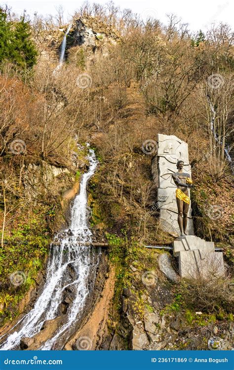City Resort with Mineral Water Springs Borjomi Stock Image - Image of ...