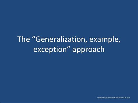 Image result for Generalization and Example Order
