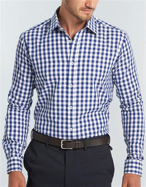 Mens Gingham Shirt