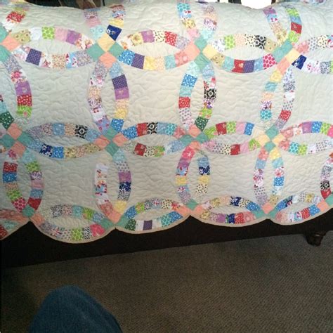 double wedding ring quilt | Quiltsby.me