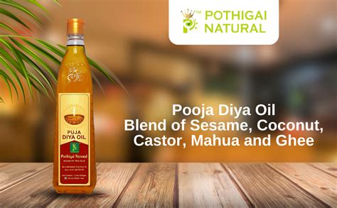Pothigai Natural Pancha Diya Oil/Lamp/Pooja/Deepam Oil | Chemical free ...