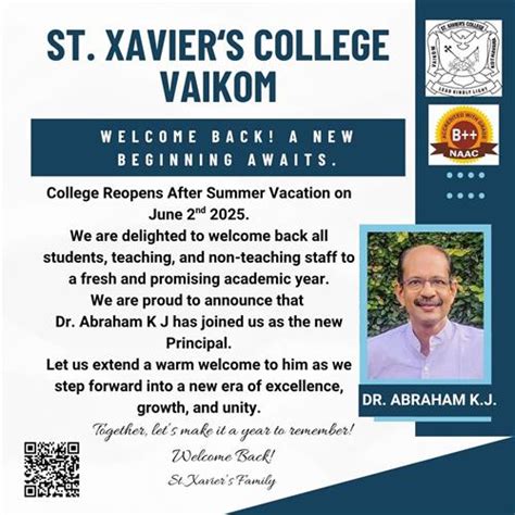 Official Website of St.Xaviers College Vaikom, Kothavara, Kerala