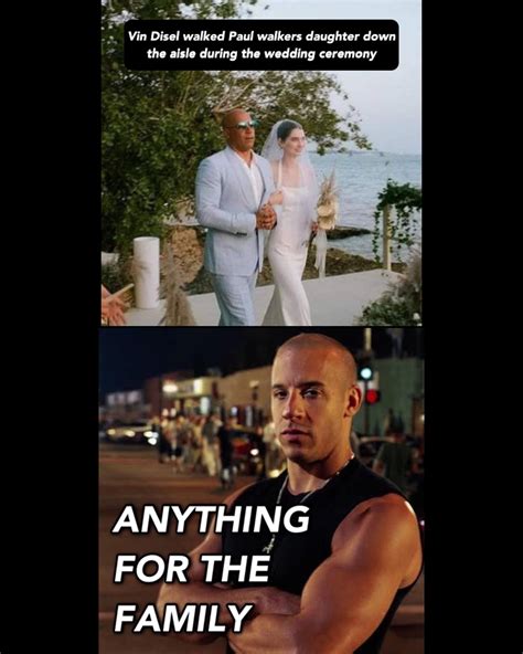 Memes Divertidos De Vin Diesel Vin Diesel For The Family Memes
