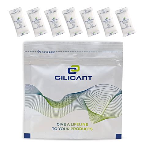 CILICAnT 2 Gram (20 Pcs) Premium Silica Gel White Packets Desiccant ...