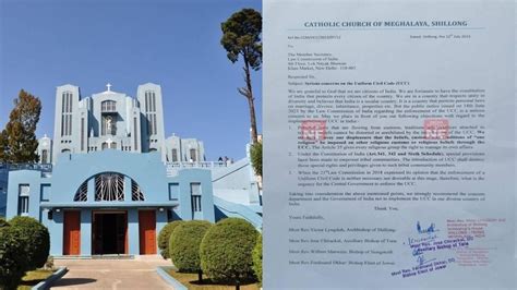 Catholic church of Meghalaya objects to implementation of UCC in the ...