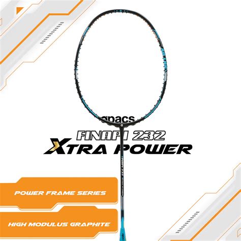 Apacs Finapi 232 Xtra Power Badminton Racket (Unstrung) – Achivr