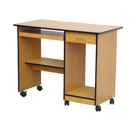 Engineer Wood Computer Table – Bowzar