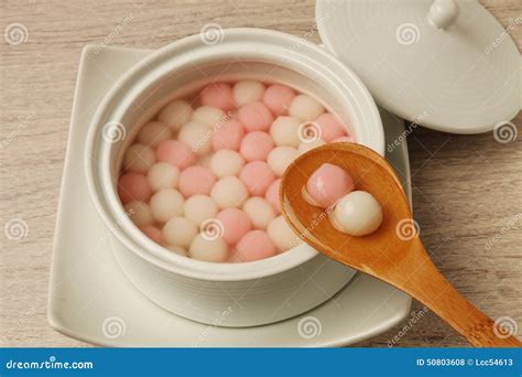Sweet rice ball stock photo. Image of white, sweet, rice - 50803608