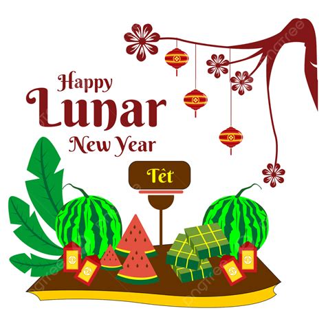 Vietnamese New Year Clipart PNG Images, Vietnamese New Year Tet 17 ...