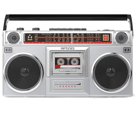 Riptunes Boombox Radio Cassette Player Recorder, AM/FM -SW1/SW2 Radio ...