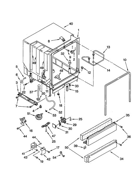 Kenmore Dishwasher 665 Parts Diagram