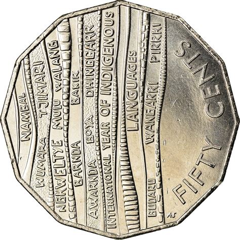 Fifty Cents 2019 Indigenous Languages, Coin from Australia - Online ...