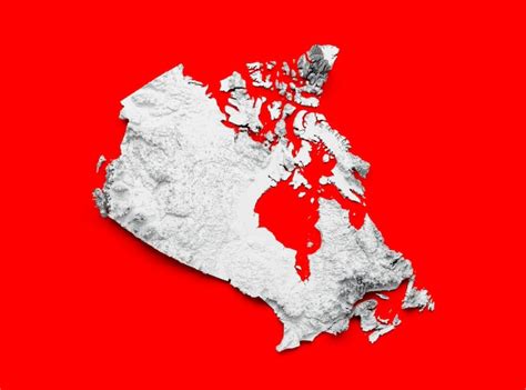 Carte du canada relief Images - Free Download on Freepik