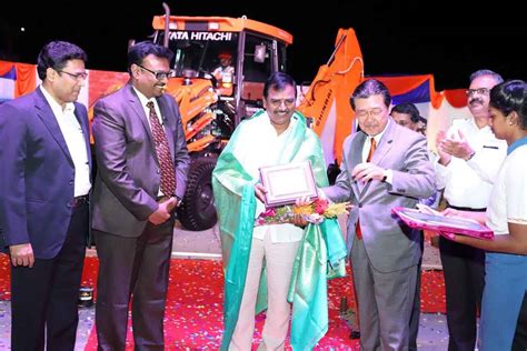 Shinrai Backhoe Loader Launch in Salem | Tata Hitachi