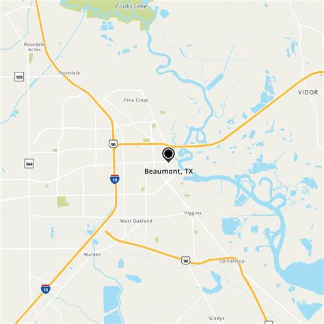 Beaumont, TX Map & Directions - MapQuest
