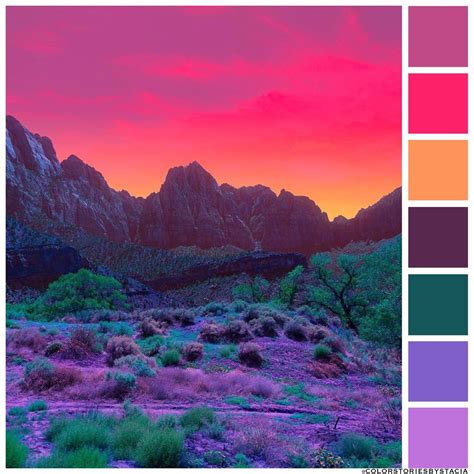 Pin by Anne T on Soulfull strides | Sunset color palette, Desert colors, Color palette design