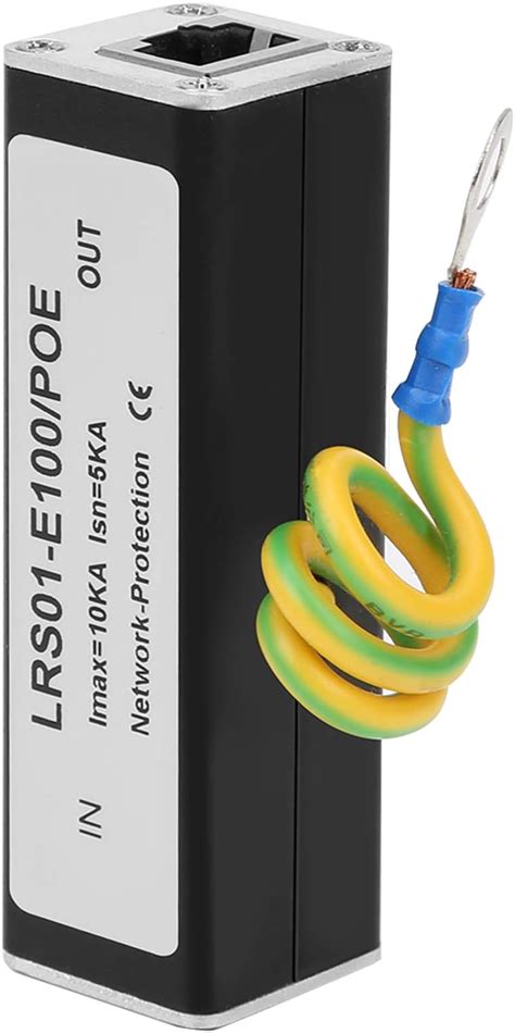 Ethernet Surge Protector Poe Network Arrester Ip Camera Thunder Surge ...