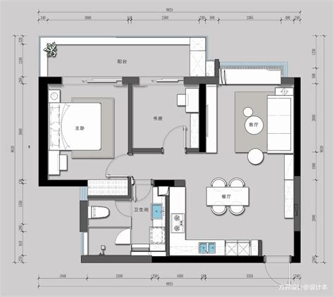 日式28平米二居室户型图 – 设计本装修效果图