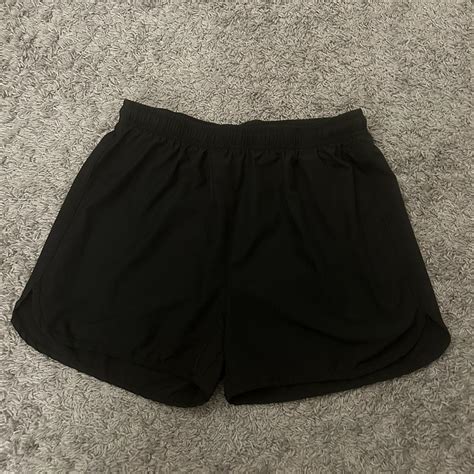 Black Gym shorts Size M #gym #shorts #fitness - Depop