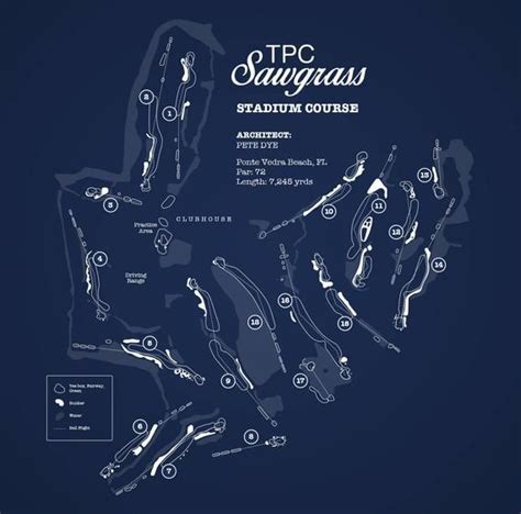 Image result for TPC Sawgrass Golf Course Map