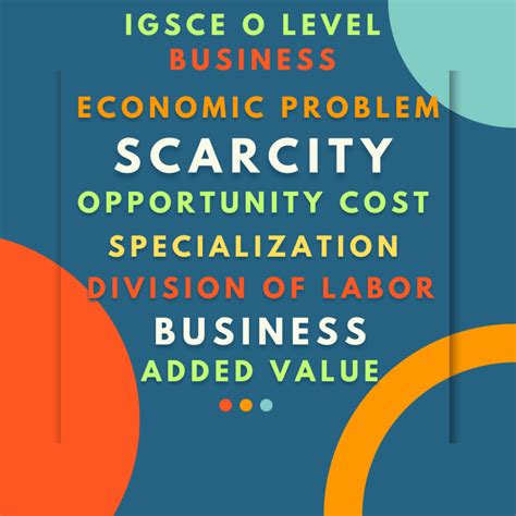 1.How to Define Economic Problem, need, want, scarcity, Opportunity Cost, Specialization ...