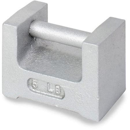 Ohaus Weight, 5 Lbs, Nist, Class F, Cast Iron 30391765 | Zoro