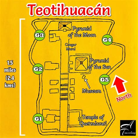Teotihuacan On Map