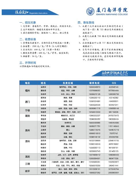 厦门南洋职业学院2018年春季高职招考招生简章-掌上高考